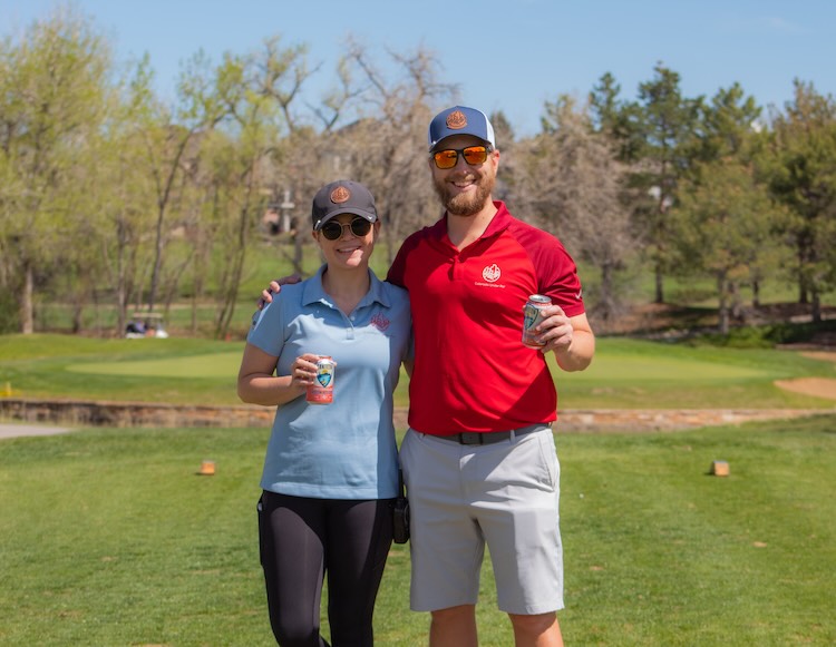 Jessica & Andrew Mueller, the founders of Colorado Under Par