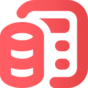 calculator-money Icon showing coins and a calculator