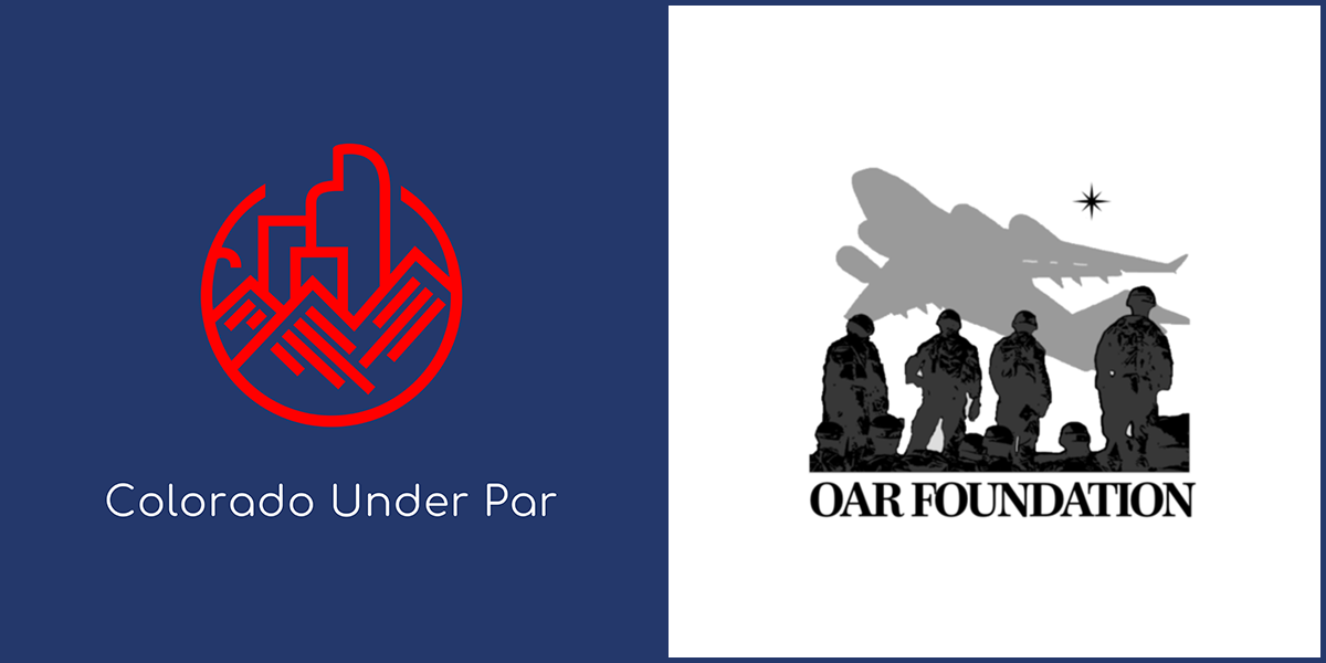 Colorado Under Par and OAR Foundation logos side by side
