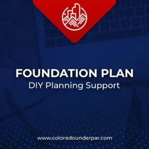 Foundation Plan DIY Planning Support by Colorado Under Par for nonprofit event success