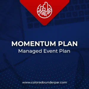 Momentum Plan managed event plan by Colorado Under Par for successful fundraising events