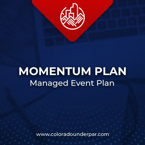 Momentum Plan managed event plan by Colorado Under Par for successful fundraising events